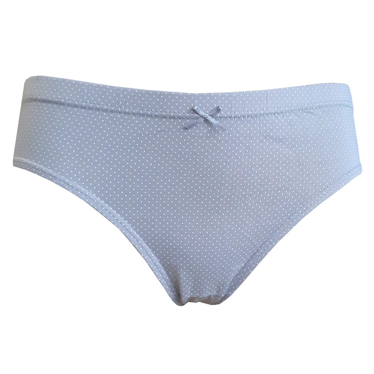 Andrie PS 2896 šedé dámské kalhotky 100% bavlna Barva: šedá, Velikost: 2XL