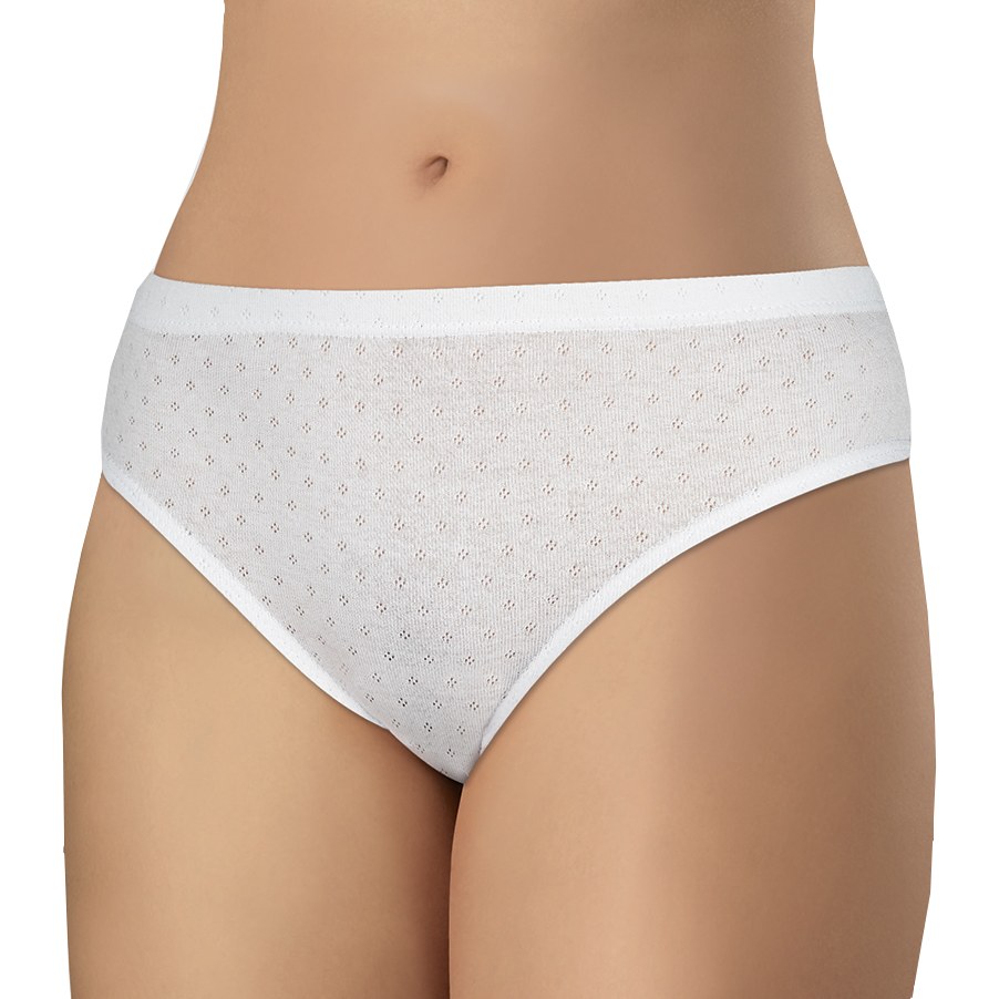 Andrie PS 2878 bílé dámské kalhotky 100% bavlna Barva: bílá, Velikost: 2XL