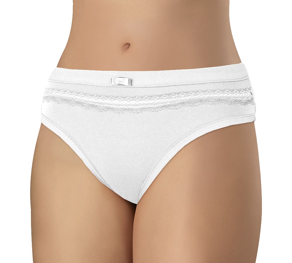Andrie PS 2890 bílé dámské kalhotky Barva: bílá, Velikost: L