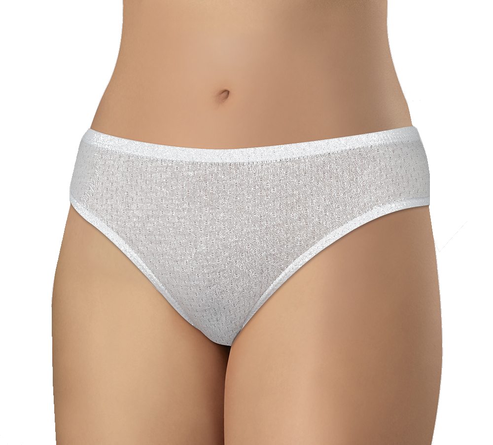 Andrie PS 2916 bílé dámské kalhotky Barva: bílá, Velikost: XL