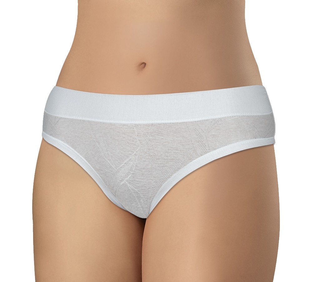 Andrie PS 2911 bílé dámské kalhotky Barva: bílá, Velikost: XL