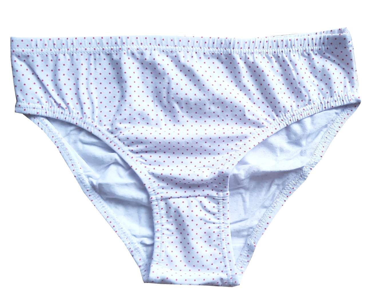 Andrie PS 2865 bílé puntík dámské kalhotky Barva: bílá, Velikost: L
