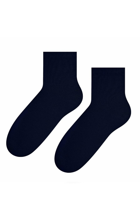 Steven 037 černé dámské ponožky-nekompresní lem Barva: černá, Velikost: 35-37