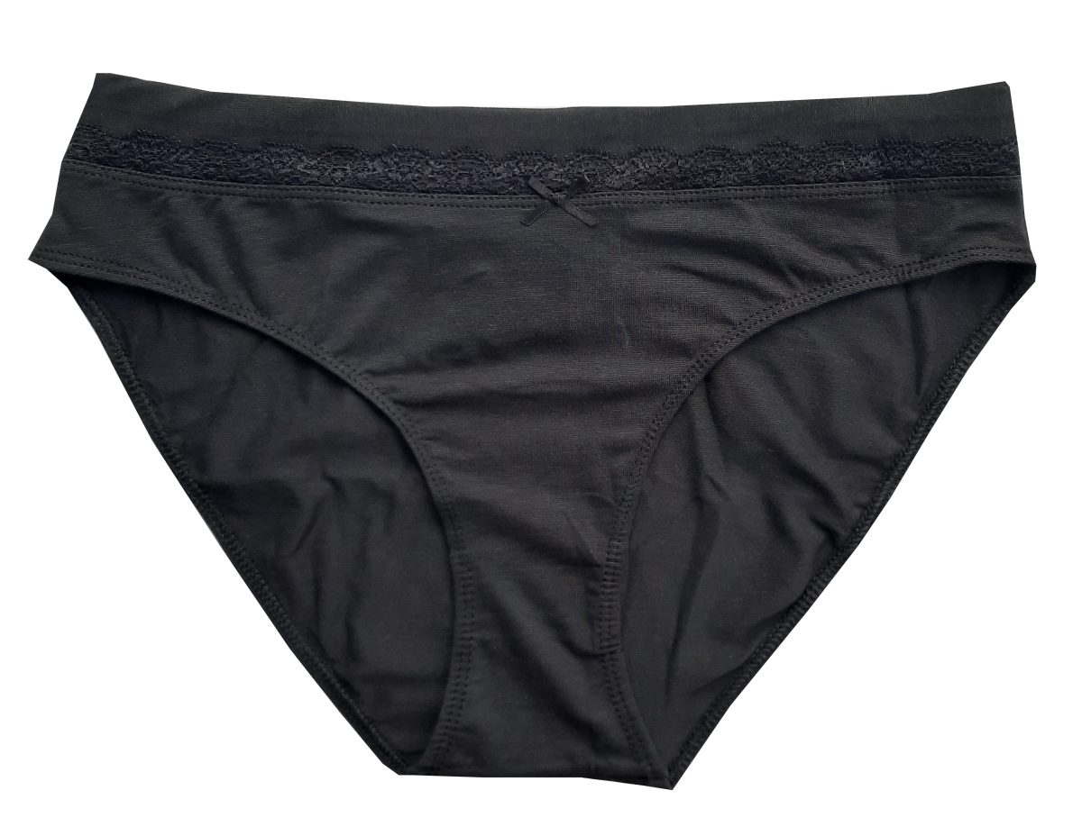 Andrie PS 2867 černé dámské kalhotky Barva: černá, Velikost: M