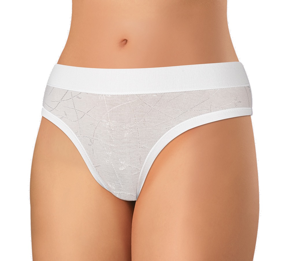 Andrie PS 2942 bílé dámské kalhotky Barva: bílá, Velikost: XL