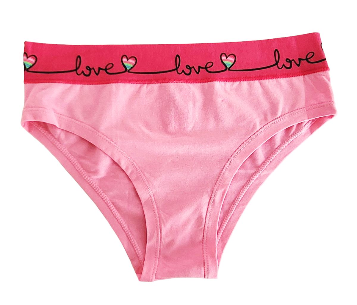Andrie PS 1018 růžové dámské kalhotky Valentýn Barva: růžová, Velikost: XL