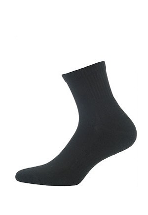 Wola W943 černé pánské ponožky sportovní Barva: černá, Velikost: 42-44