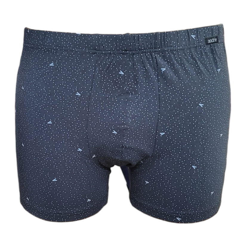 Andrie PS 5525 šedé pánské boxerky Barva: šedá, Velikost: XL