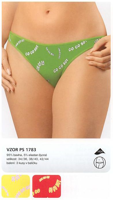 Andrie PS 1783 dámské kalhotky Barva: zelená, Velikost: L