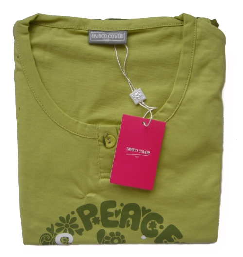 Enrico Coveri dámské pyžamo 6656 Barva: zelená, Velikost: M