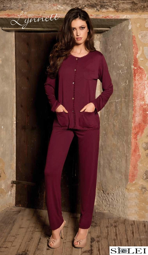 Sielei JP14 dámské pyžamo Barva: růžová, Velikost: XL