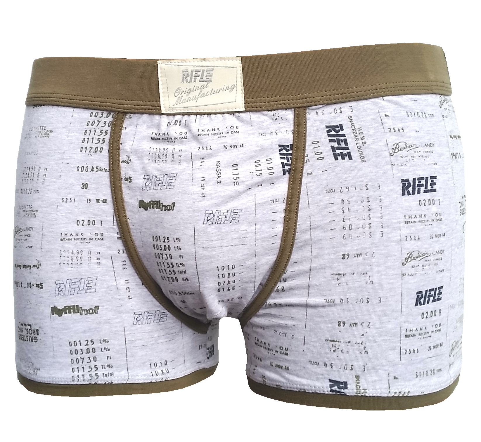 Rifle boxerky pánské 202 Barva: khaki, Velikost: 2XL