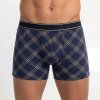 5712 modrozelene karo boxery s gumou Andrie