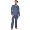 Regina 451 modré pánské pyžamo