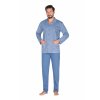 Regina 444 světle modré pánské pyžamo
