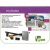 KIT MyAster 230V, nové kvalitní sady pohonů pro ovládání dvoukřídlové vjezdové brány, 3 velikosti pohonů (Provedení 3)