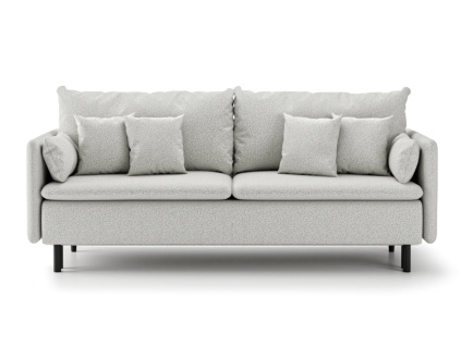 Trojmístná rozkládací pohovka ASTI | šedá