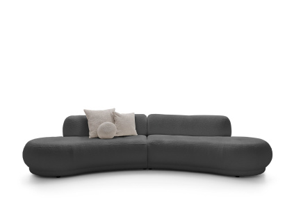 Čtyřmístná modulární pohovka  GIO | černá