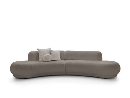 Čtyřmístná modulární pohovka  GIO | Hnědá