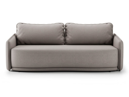 Trojmístná rozkládací pohovka GAIA | šedohnědá