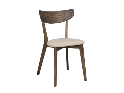 Jídelní židle Ami | Hnědá/béžová