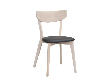 Dřevěné jídelní židle Ami | Světle hnědá/černá