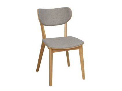 Jídelní židle Kato | Dubová/světle šedá