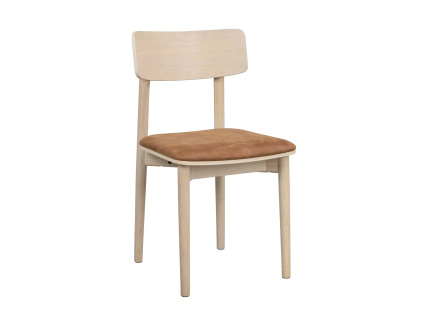 Dřevěné jídelní židle Wolcott Světle hnědá/Hnědá