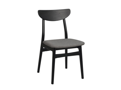 Dřevěné jídelní židle Rodham | Černá