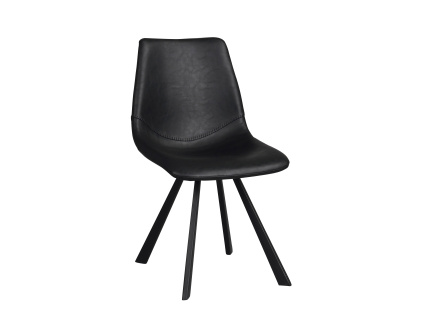 Jídelní židle Auburn | Černá