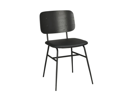 Jídelní židle Brent | Černá