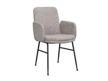 Židle s područkami Conklin | Tmavá béžová