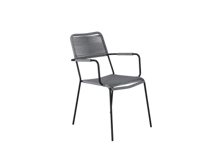 1988 zahradni jidelni zidle lindos cerna seda