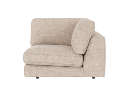 Rohové křeslo/pohovka modul Rowico Home DUNCAN | světle šedá