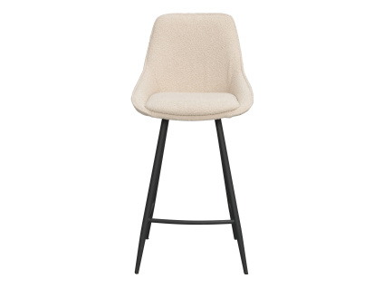 Barová židle Rowico Home SIERRA | béžová černá