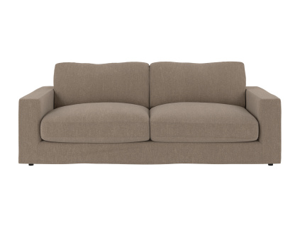 Třímístná pohovka Rowico Home LANGDON 216x114x80 cm | hnědá