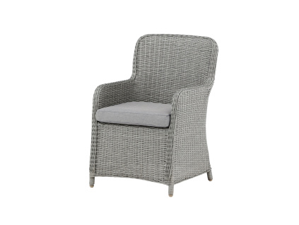 Křeslo Wembley, sada 2 ks - šedá/šedá