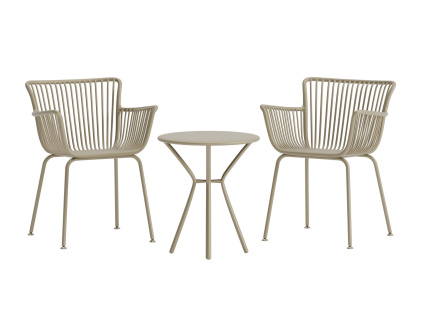 Sifnos Cafe Set - Béžová / Béžová