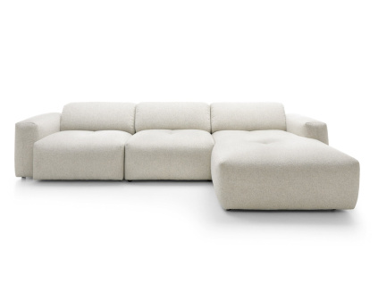 Rohová pohovka CALM AN1-N1-NLR | Krémová