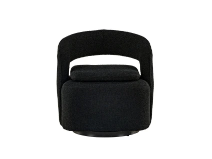 Křeslo LAUREL - boucle | černá