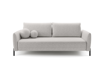 Rozkládací minimalistická pohovka VASCO | šedá