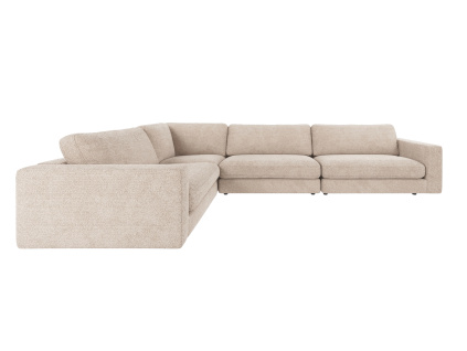 Pětimístná rohová pohovka Rowico Home DUNCAN | světle šedá