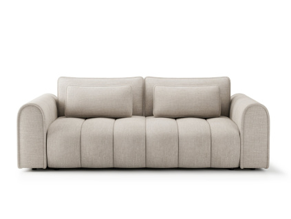 Trojmístná rozkládací pohovka WAVY BUDDY | béžová