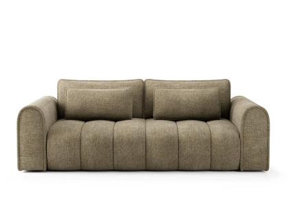 Trojmístná rozkládací pohovka WAVY BUDDY | Zelená