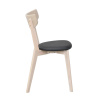 Dřevěné jídelní židle Ami | Světle hnědá/černá