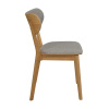 Jídelní židle Kato | Dubová/světle šedá