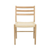 Dřevěné jídelní židle Harlan | Dubová/béžová
