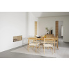 Dřevěné jídelní židle Harlan | Dubová/béžová