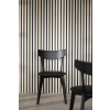 Dřevěné jídelní židle Ami | Černá