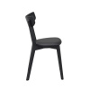 Dřevěné jídelní židle Ami | Černá